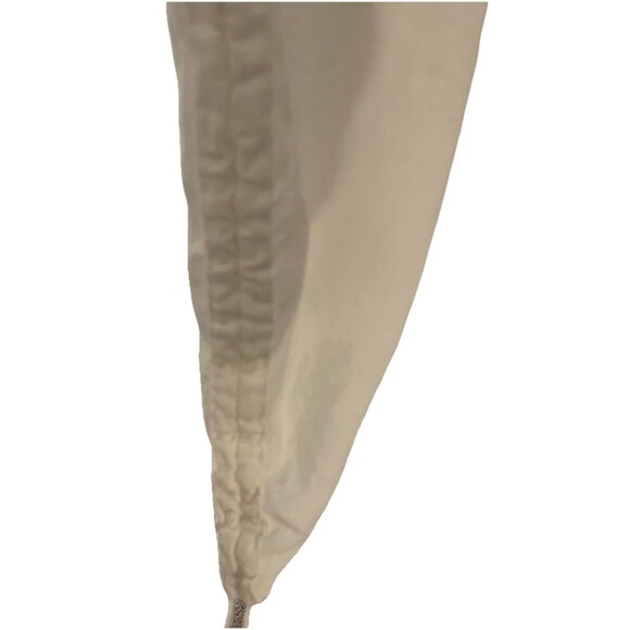 Grizas Linen Dress Size S Button Front Lagenlook Minimalist Ruched Bubble Pocket - Picture 10 of 12